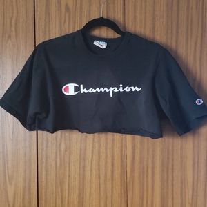 Vintage Champion Cutoff Crop Top
